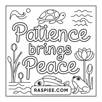 78 Bold and Easy Inspirational Words Coloring Pages Printable PDF Instant Download