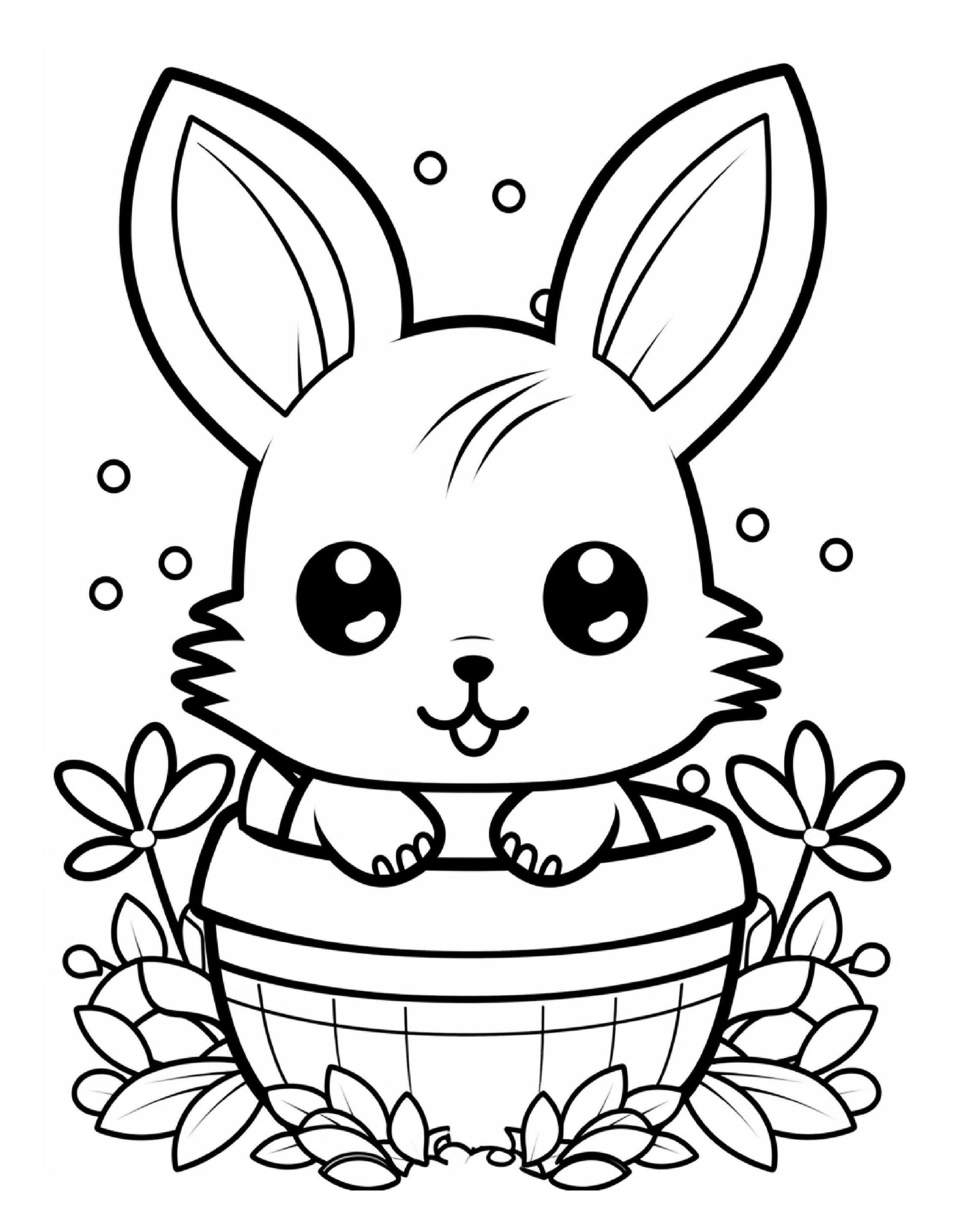 200 Easter Coloring Pages for Kids, Preschool Printable Activities, Instant Download