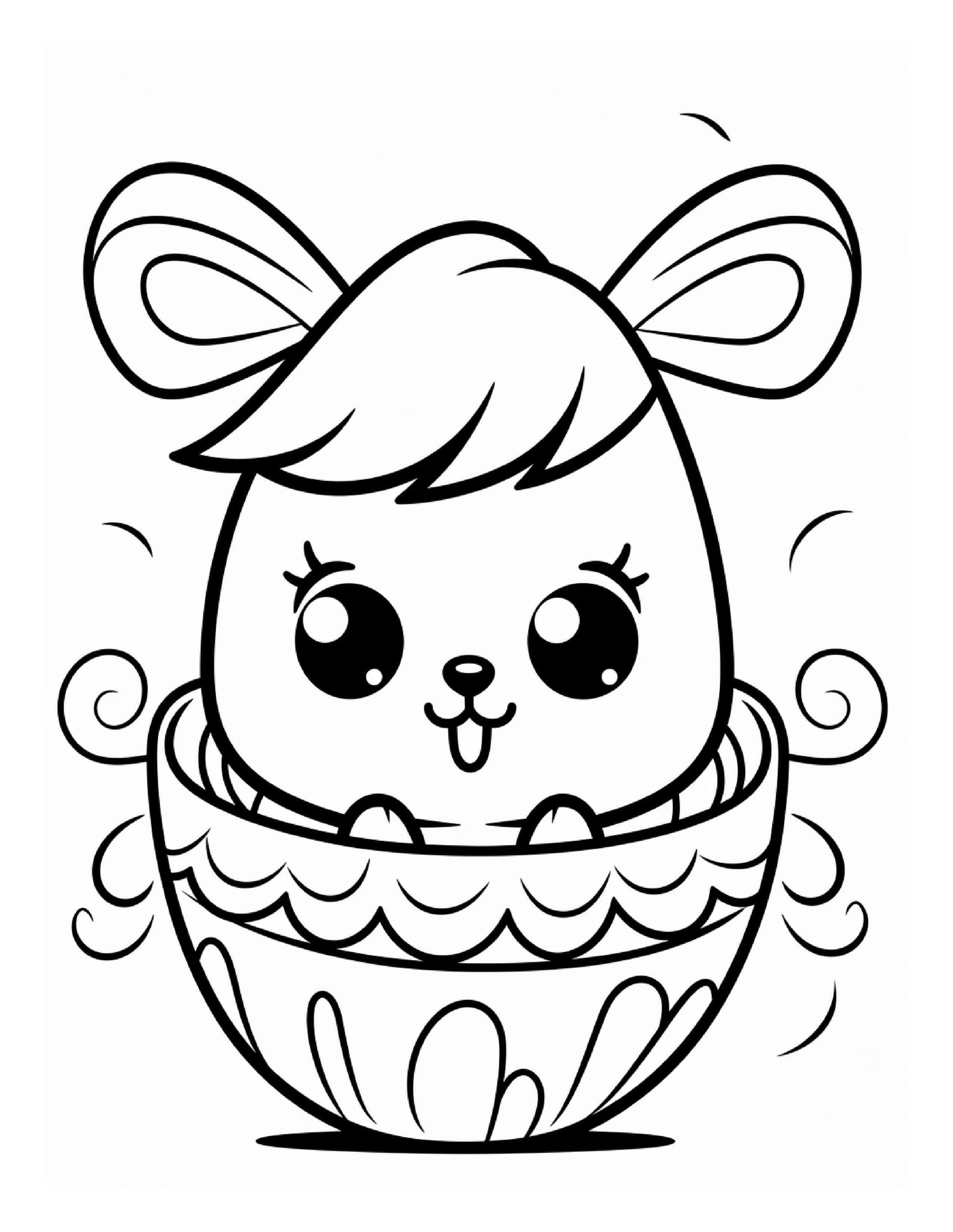 200 Easter Coloring Pages for Kids, Preschool Printable Activities, Instant Download
