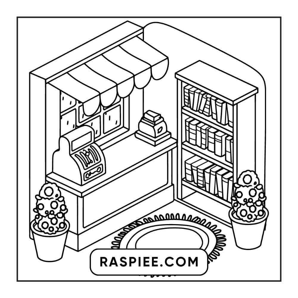 85 Bold and Easy Little Corner Coloring Pages Printable PDF Instant Download