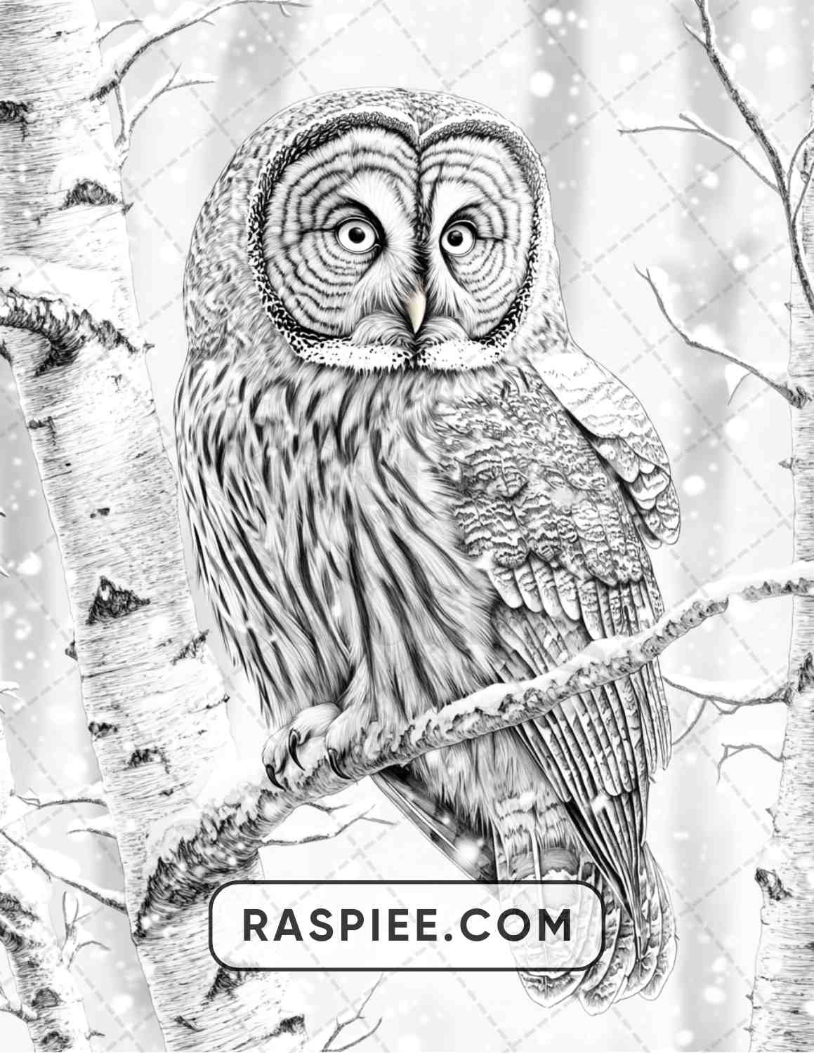 80 Winter Birds Adult Coloring Pages