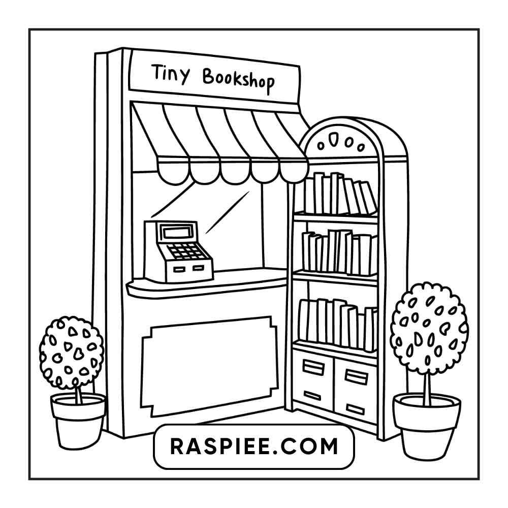85 Bold and Easy Little Corner Coloring Pages Printable PDF Instant Download