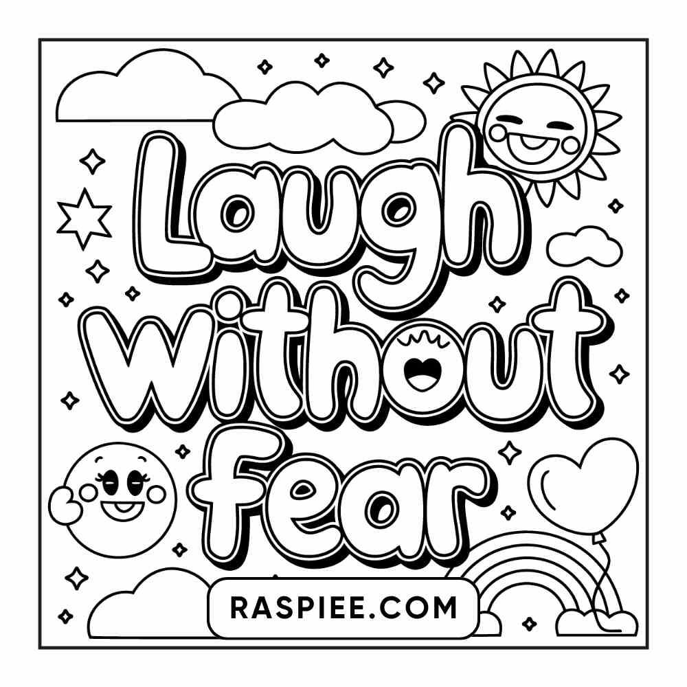 78 Bold and Easy Inspirational Words Coloring Pages Printable PDF Instant Download