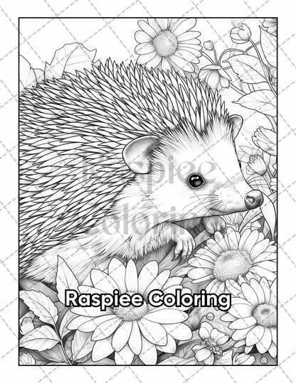 50 Spring Serenity Adult Coloring Pages Printable PDF Instant Download