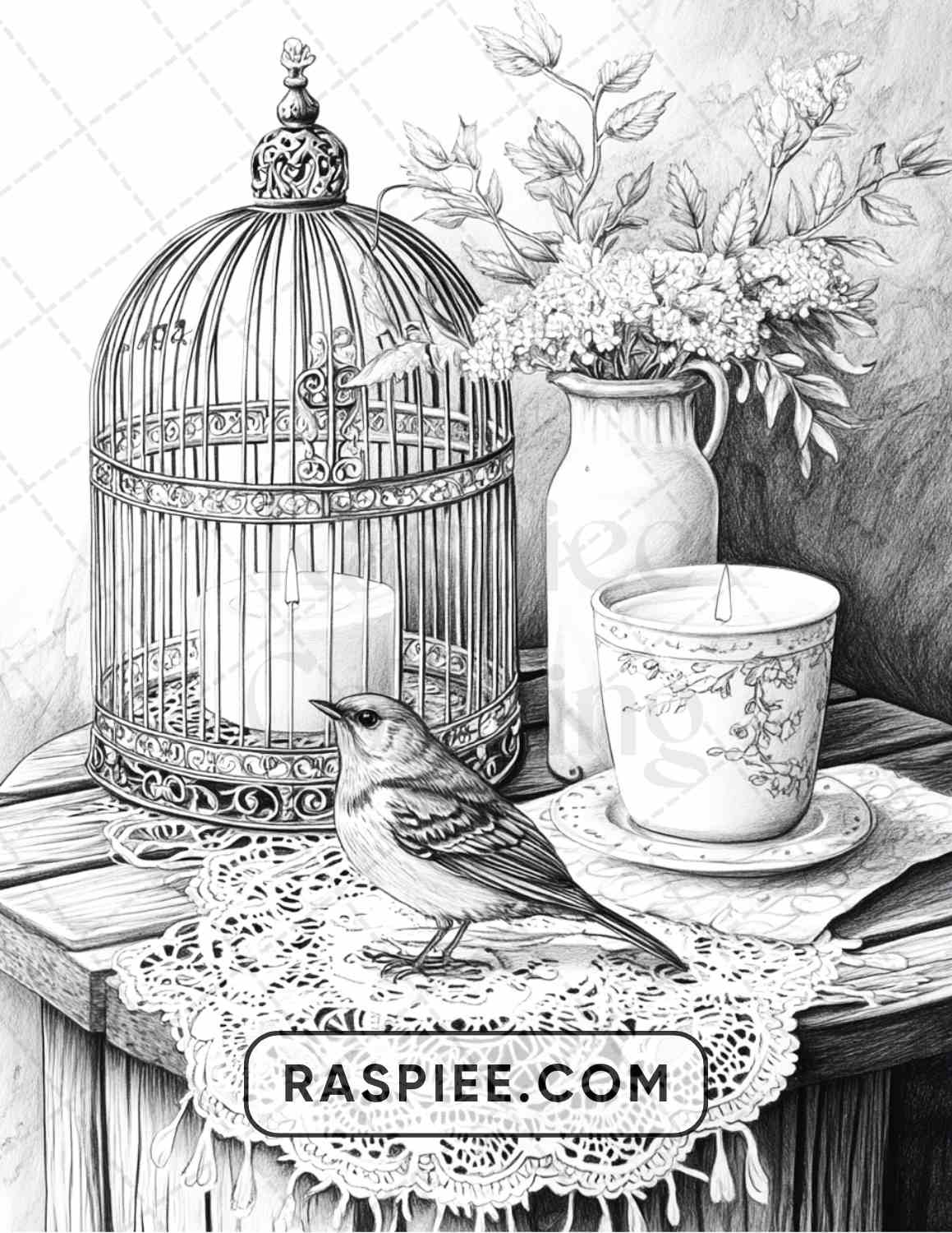 80 Still Life Adult Coloring Pages