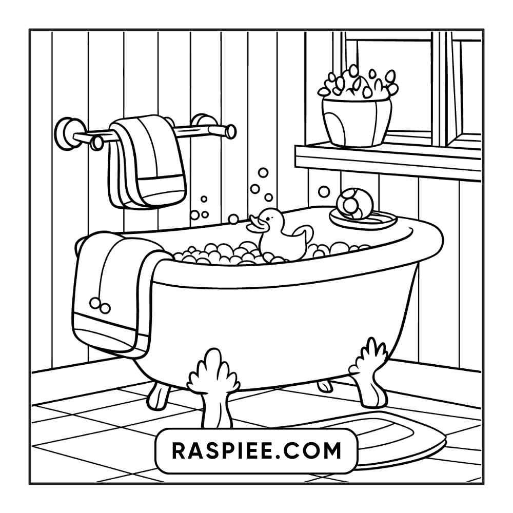 85 Bold and Easy Little Corner Coloring Pages Printable PDF Instant Download