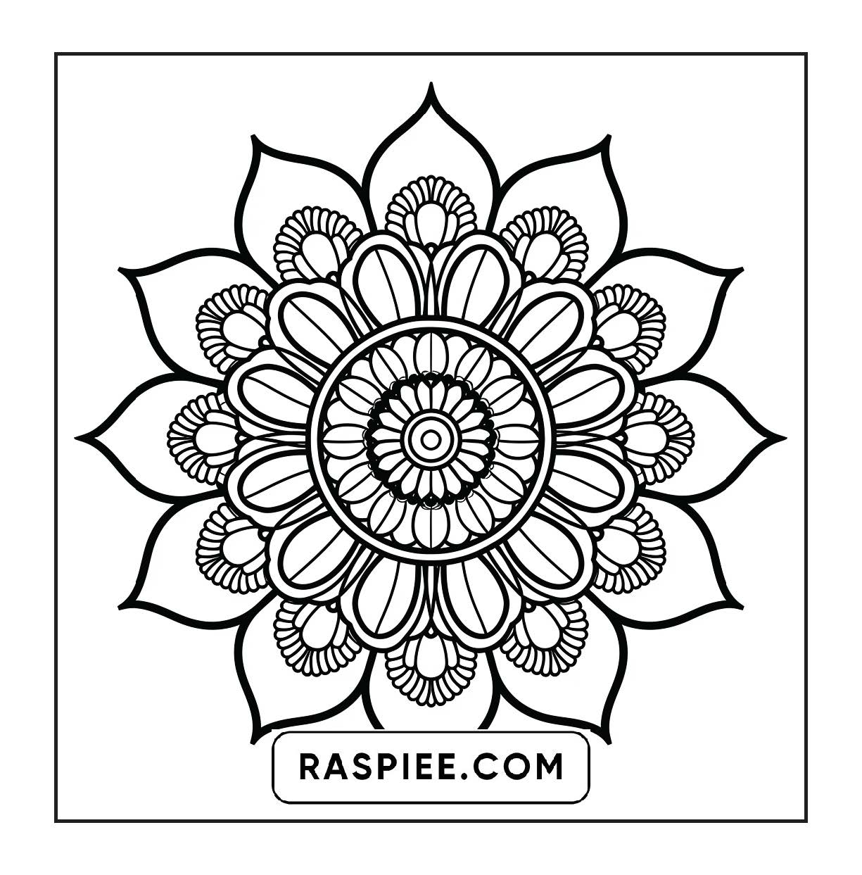 250 Mandala Adult Coloring Pages Vol.4