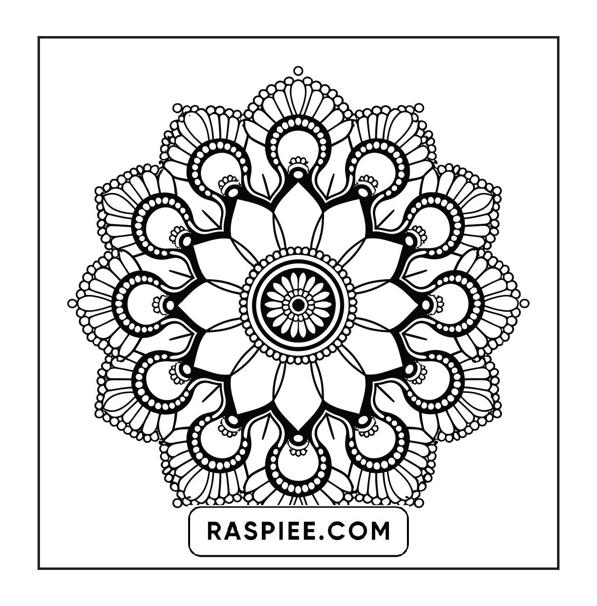 250 Mandala Adult Coloring Pages Vol.4