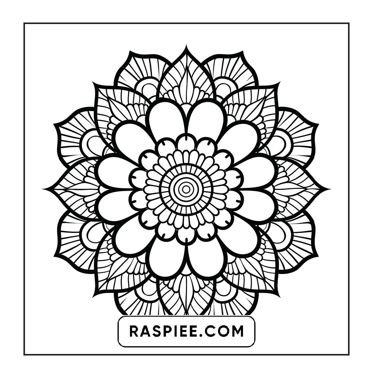 250 Mandala Adult Coloring Pages Vol.4