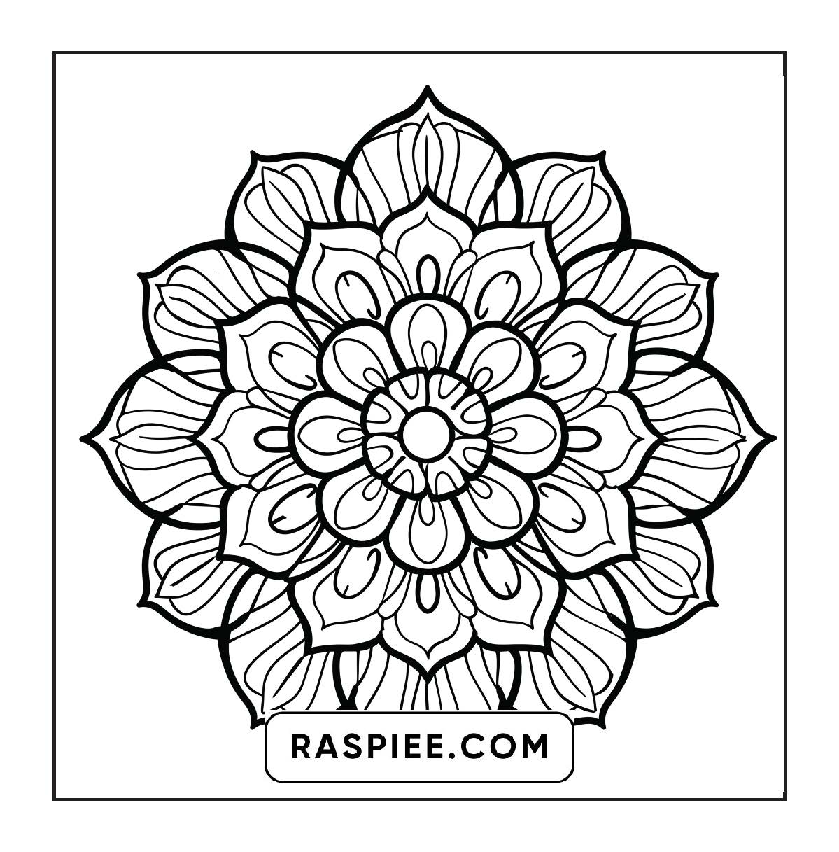 250 Mandala Adult Coloring Pages Vol.4