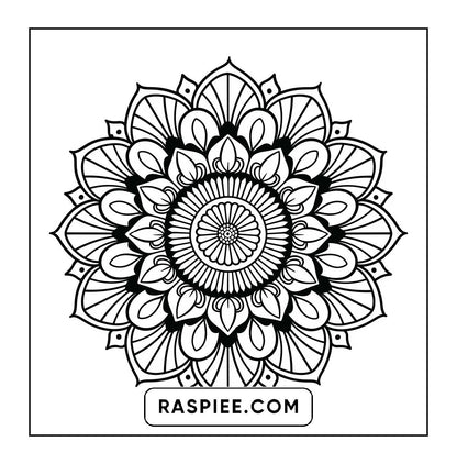 250 Mandala Adult Coloring Pages Vol.4