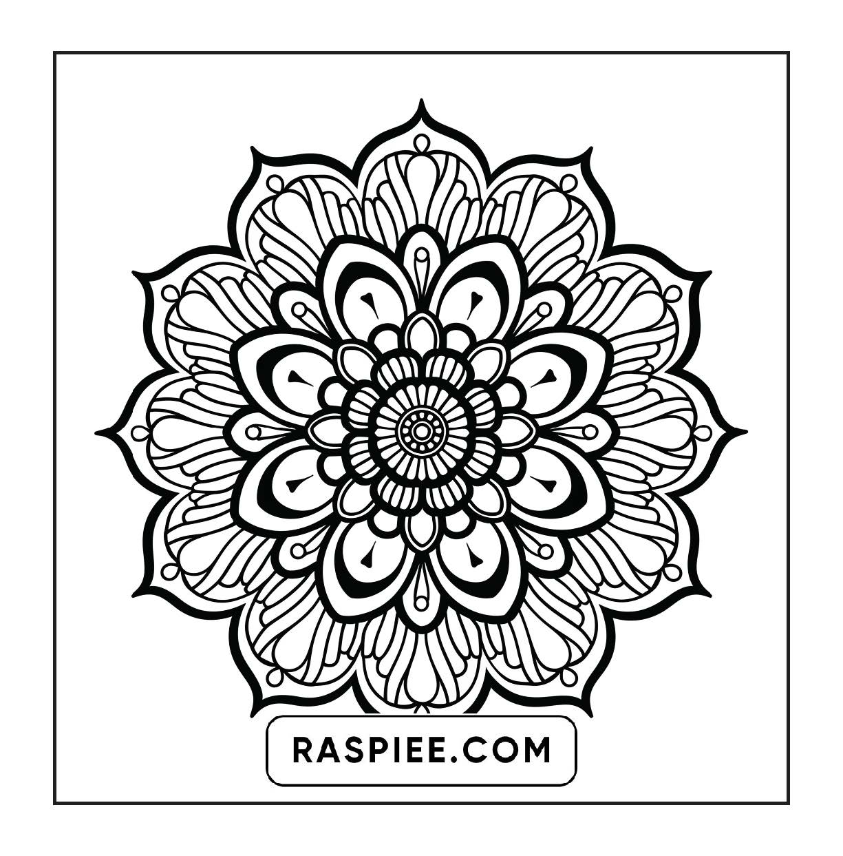250 Mandala Adult Coloring Pages Vol.4