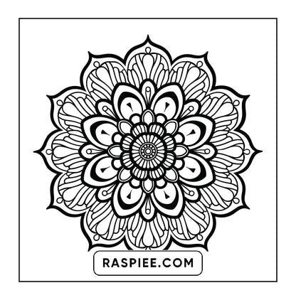 250 Mandala Adult Coloring Pages Vol.4