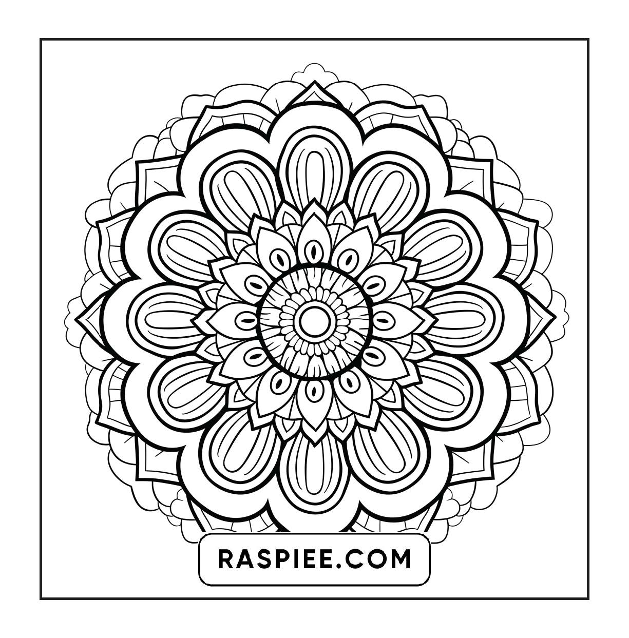 250 Mandala Adult Coloring Pages Vol.4