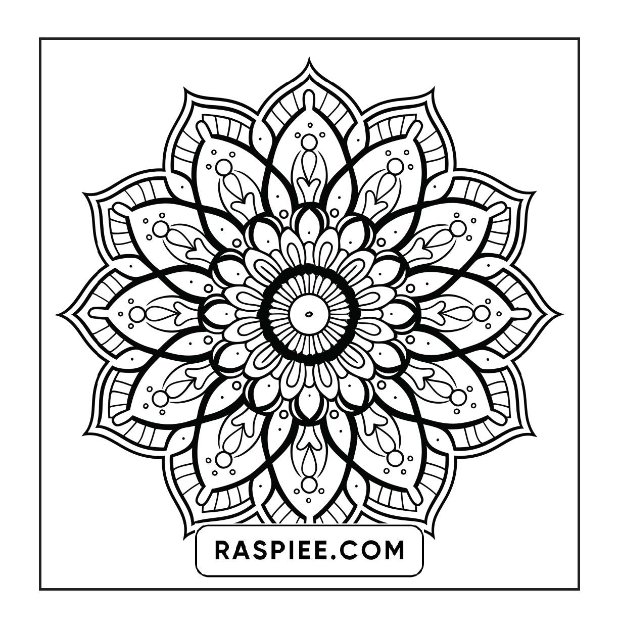 250 Mandala Adult Coloring Pages Vol.4