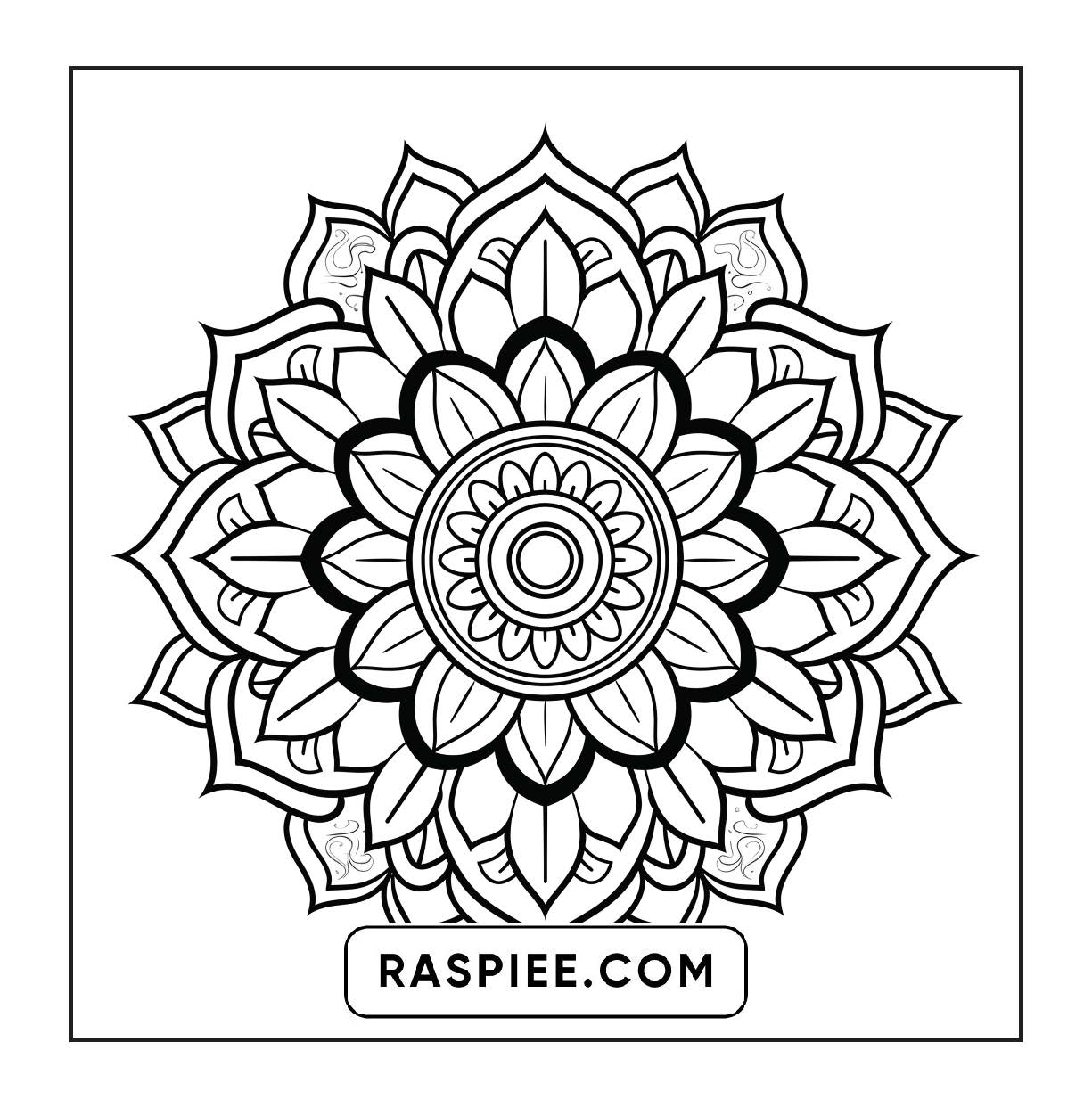 250 Mandala Adult Coloring Pages Vol.4