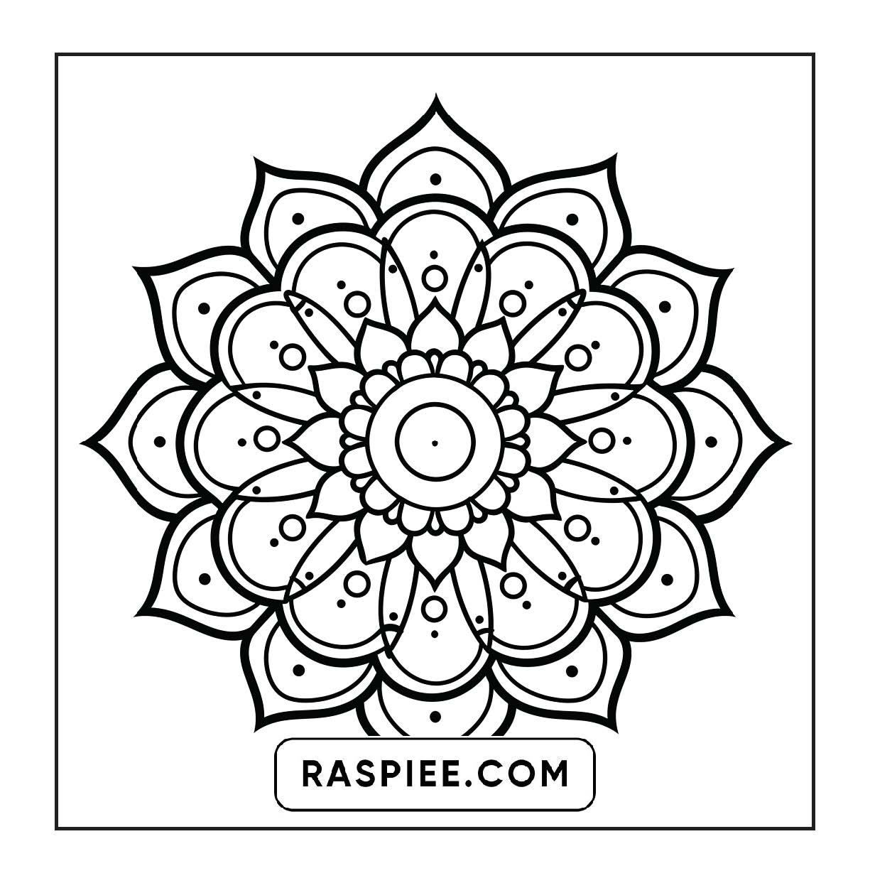 250 Mandala Adult Coloring Pages Vol.4