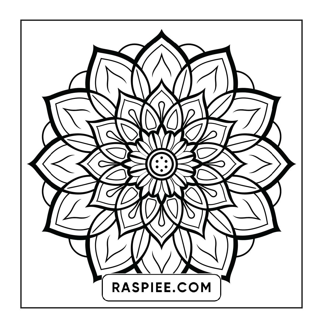 250 Mandala Adult Coloring Pages Vol.4