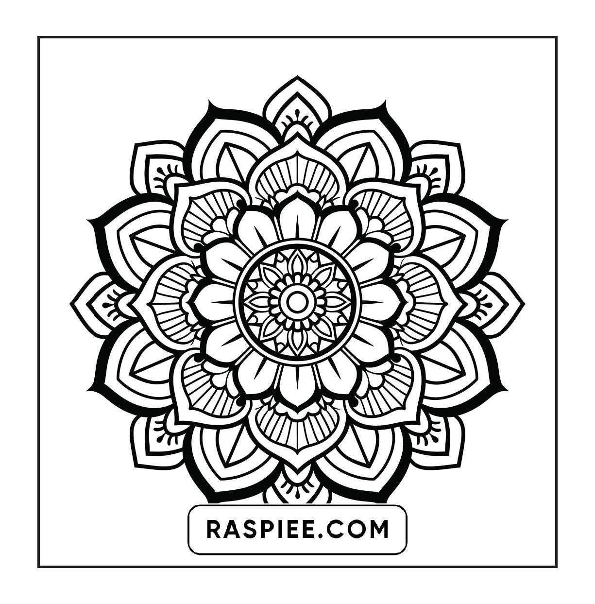 250 Mandala Adult Coloring Pages Vol.4