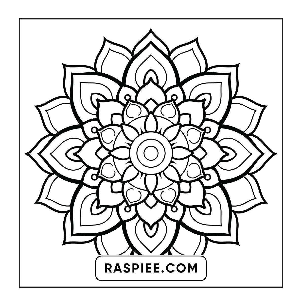 250 Mandala Adult Coloring Pages Vol.4