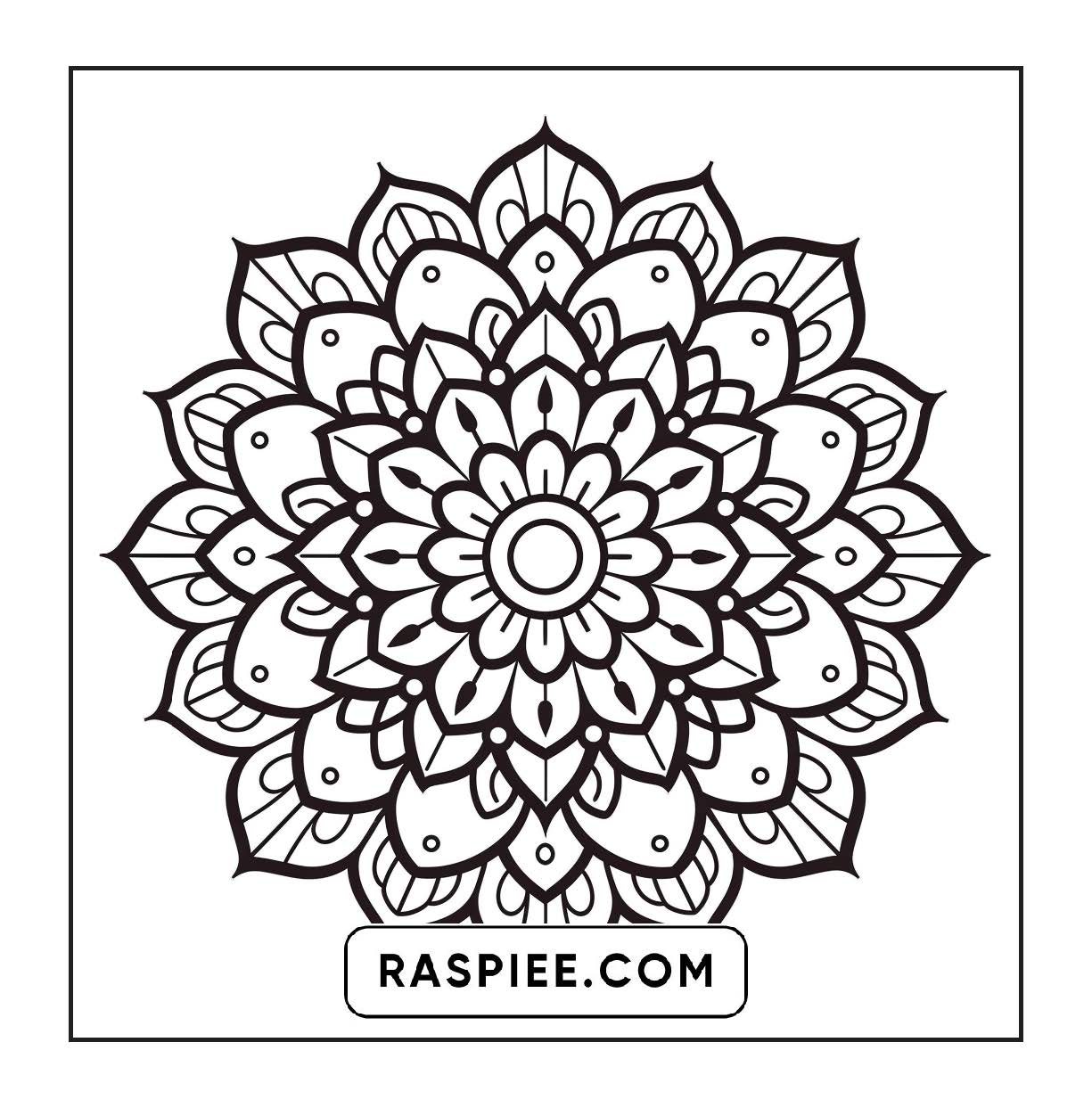 250 Mandala Adult Coloring Pages Vol.4