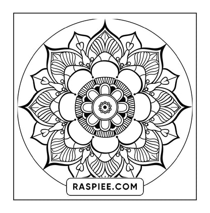 250 Mandala Adult Coloring Pages Vol.2