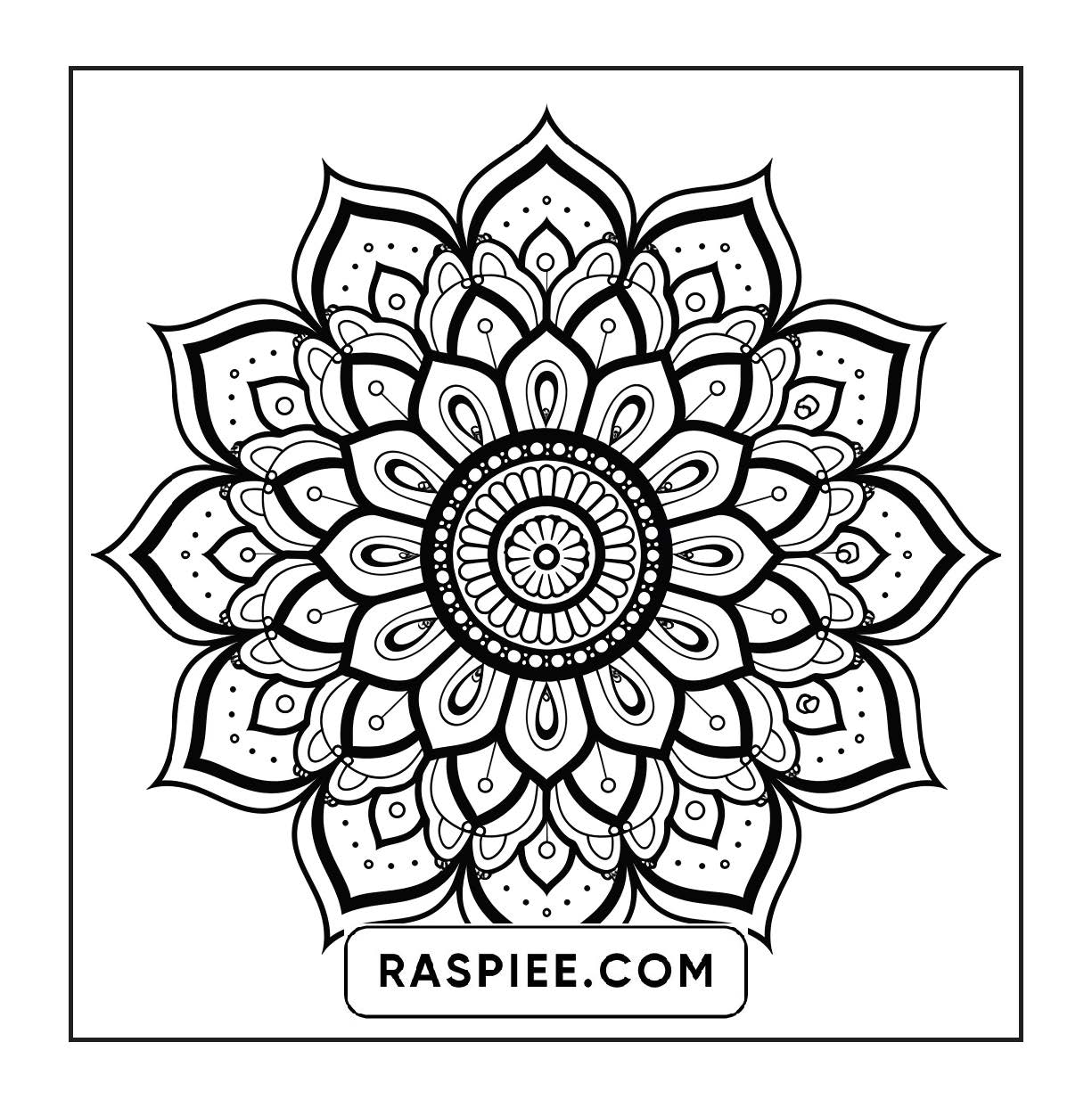 250 Mandala Adult Coloring Pages Vol.2