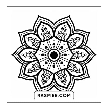 250 Mandala Adult Coloring Pages Vol.2