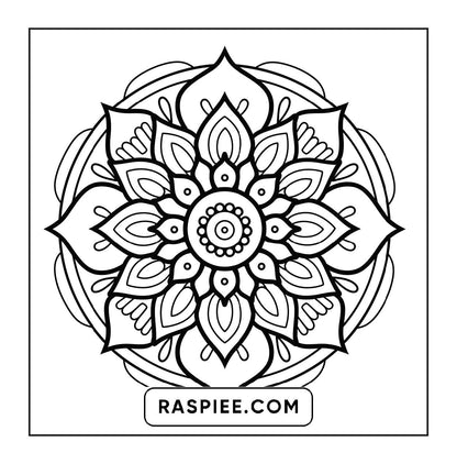 250 Mandala Adult Coloring Pages Vol.2