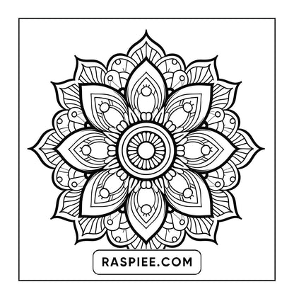 250 Mandala Adult Coloring Pages Vol.2