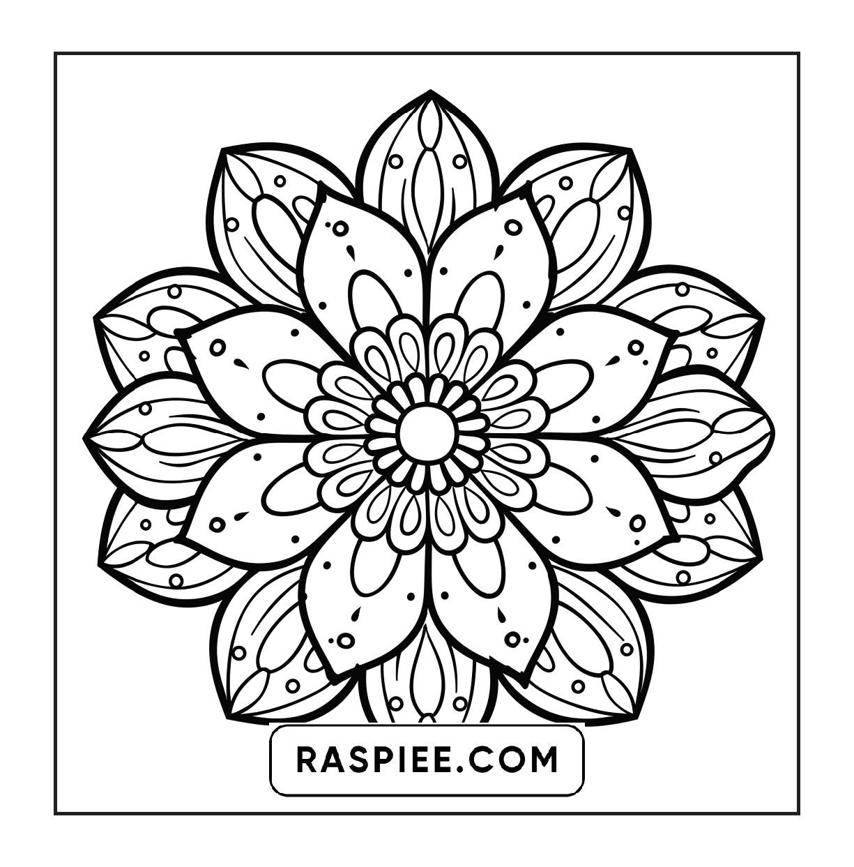 250 Mandala Adult Coloring Pages Vol.2