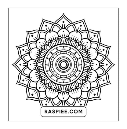 250 Mandala Adult Coloring Pages Vol.3