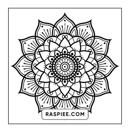 250 Mandala Adult Coloring Pages Vol.3