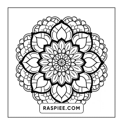 250 Mandala Adult Coloring Pages Vol.3