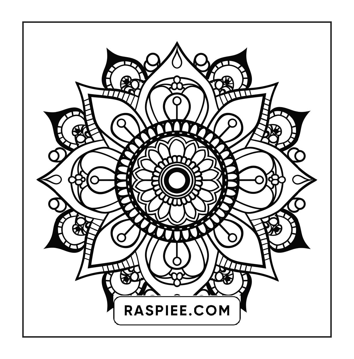 250 Mandala Adult Coloring Pages Vol.3