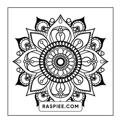 250 Mandala Adult Coloring Pages Vol.3