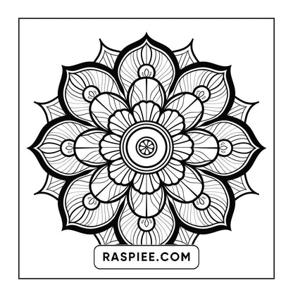 250 Mandala Adult Coloring Pages Vol.3