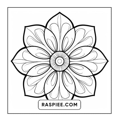 250 Mandala Adult Coloring Pages Vol.3