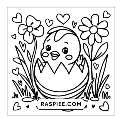 90 Bold and Easy Stress Relief Coloring Pages Printable PDF Instant Download