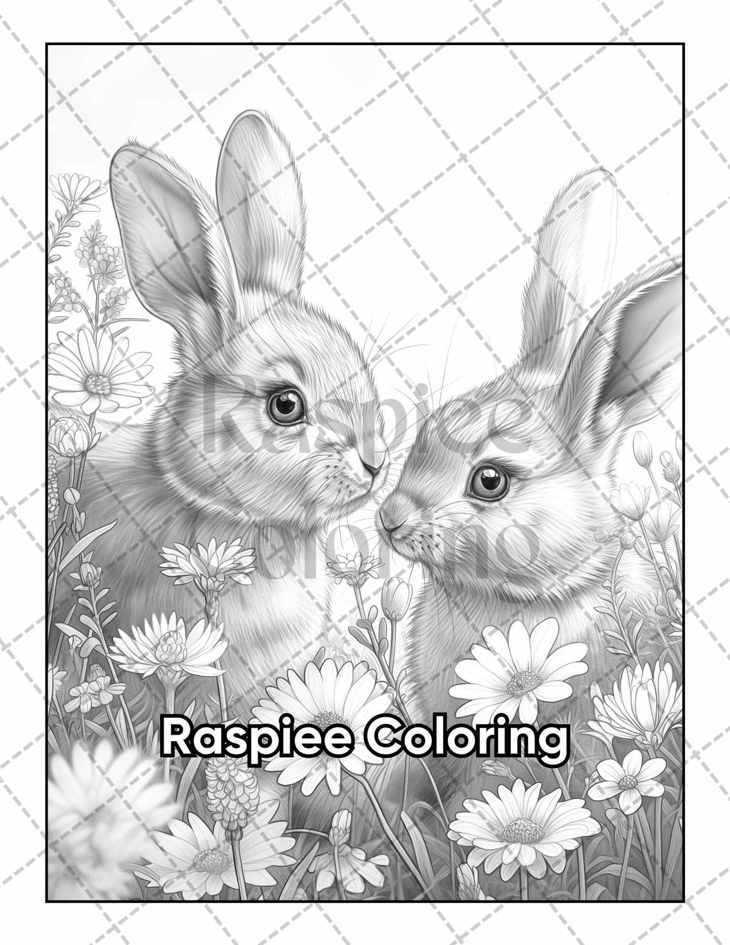 50 Spring Serenity Adult Coloring Pages Printable PDF Instant Download