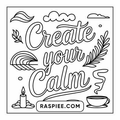 78 Bold and Easy Inspirational Words Coloring Pages Printable PDF Instant Download