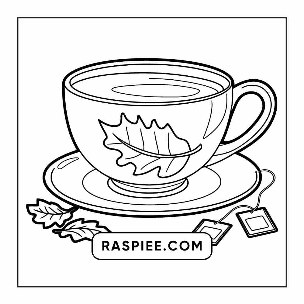 76 Bold and Easy Fall Vibes Coloring Pages Printable PDF Instant Download