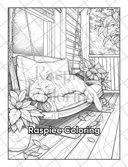 50 Country Farm Scenes Adult Coloring Pages Printable PDF Instant Download