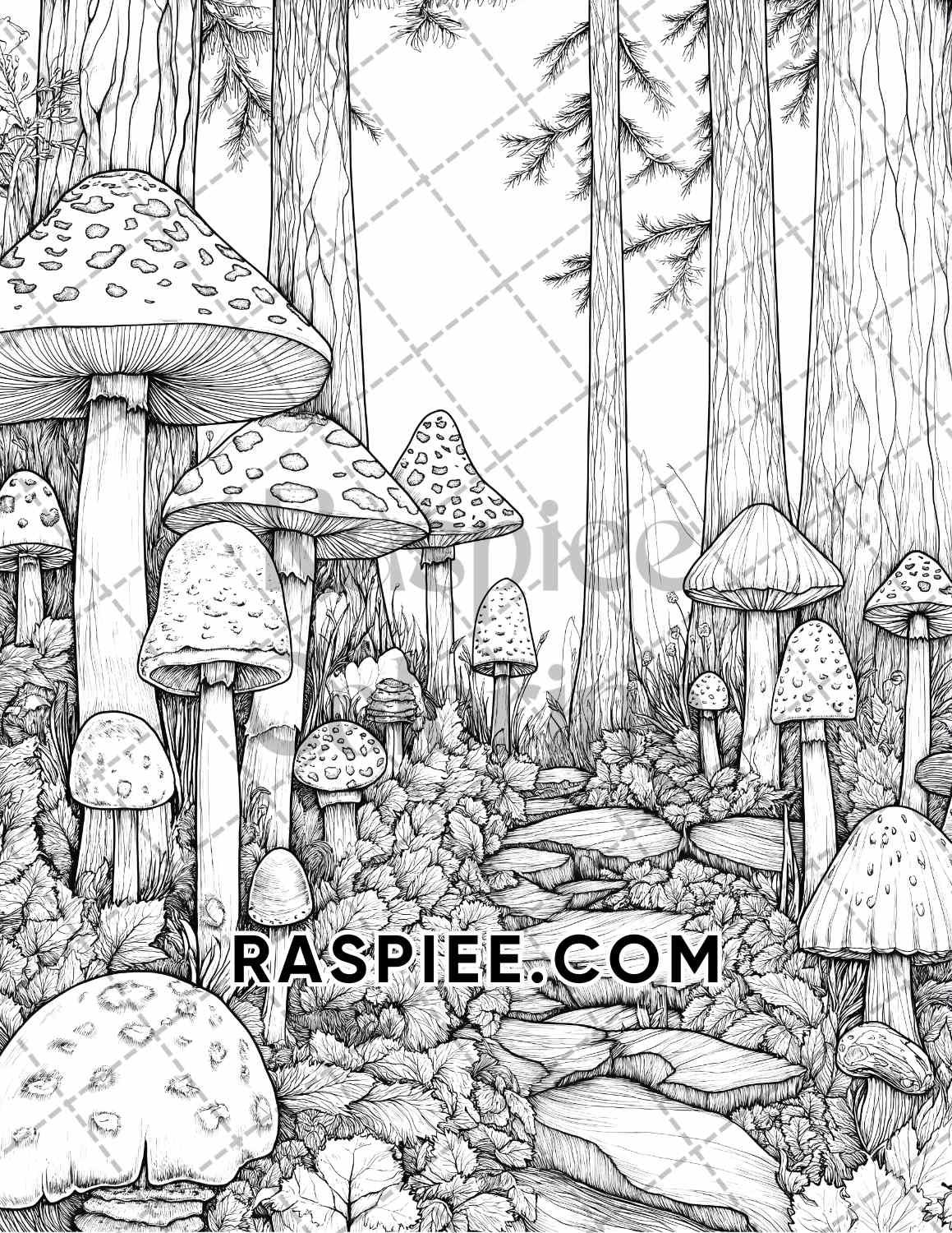 Autumn Charm Adult Coloring Pages Printable PDF Instant Download