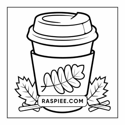 76 Bold and Easy Fall Vibes Coloring Pages Printable PDF Instant Download