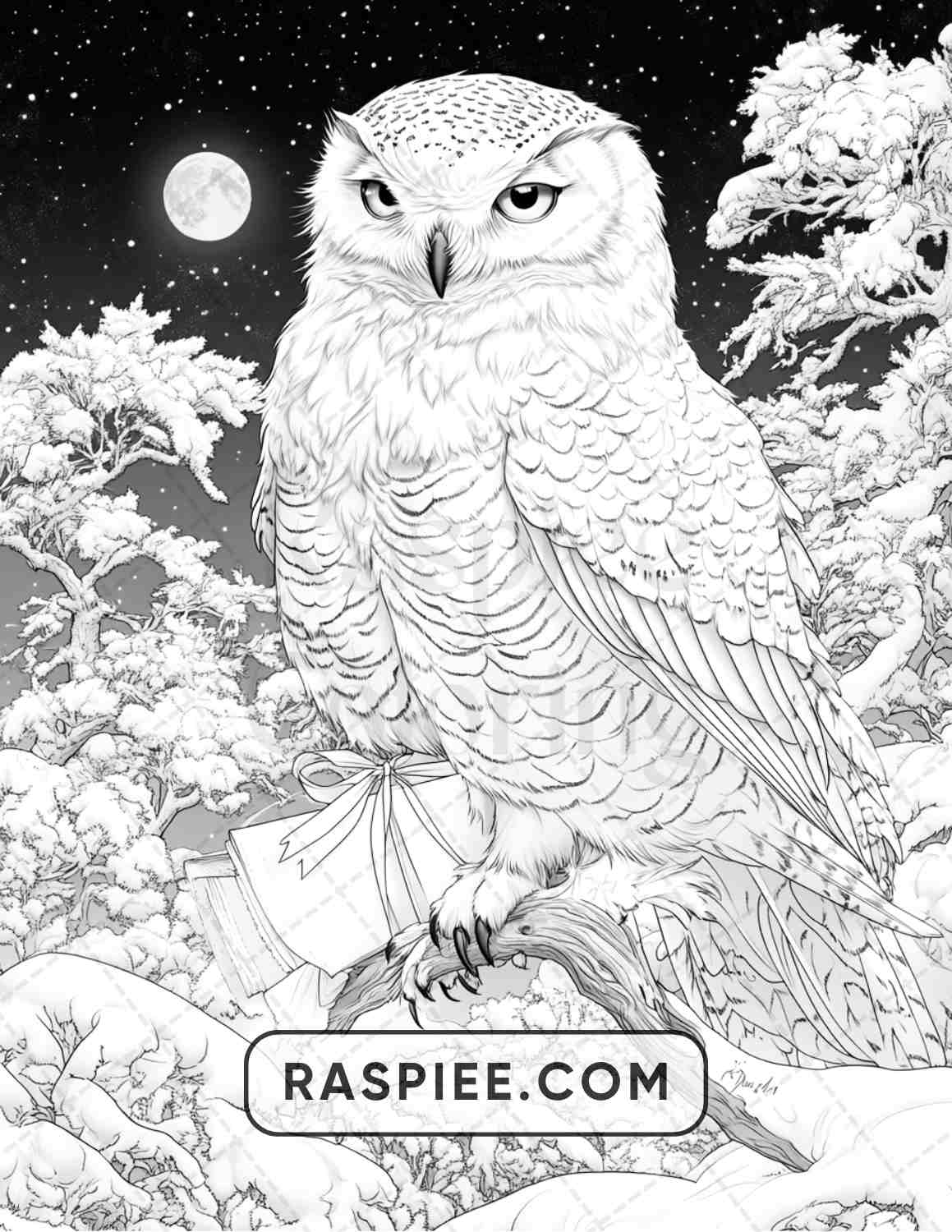 57 Winter Fairytale Portraits Adult Coloring Pages