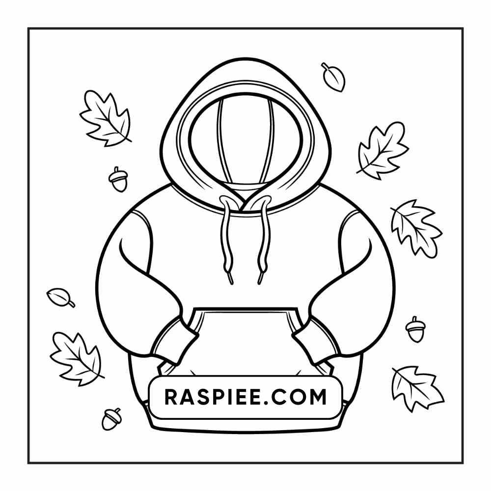 76 Bold and Easy Fall Vibes Coloring Pages Printable PDF Instant Download