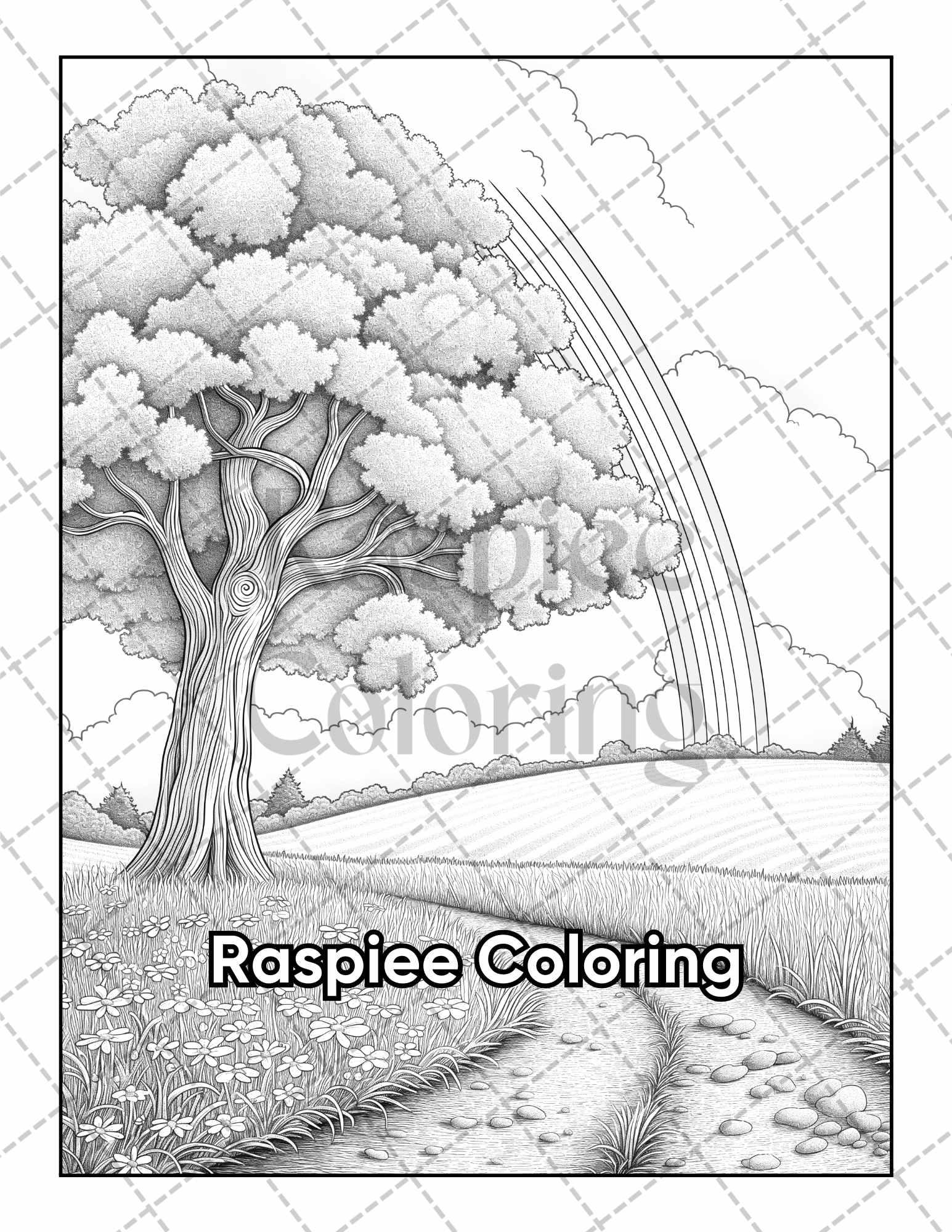 50 Spring Serenity Adult Coloring Pages Printable PDF Instant Download