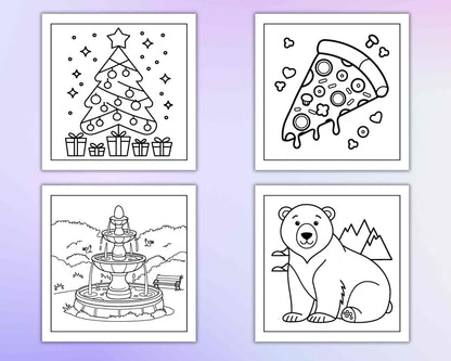 87 Bold and Easy Everyday Cute Things Coloring Pages
