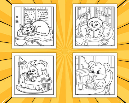 67 Bold and Easy Fluffy Times Coloring Pages